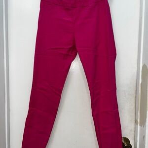 New York & Company Whitney High-Waisted Pull-On Slim Leg Pants - Thoughtful Pink